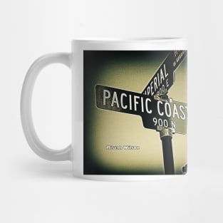 Pacific Coast Highway, El Segundo, California by Mistah Wilson Mug